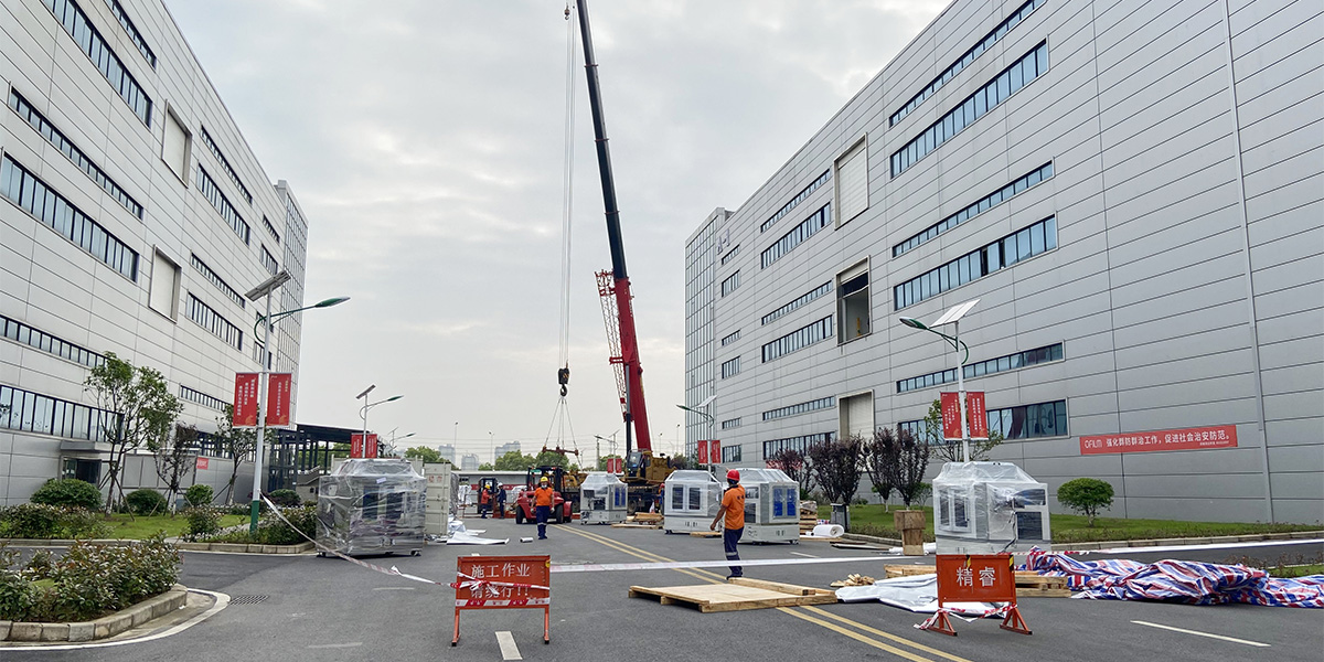 大型顯示面板生產企業搬遷作業