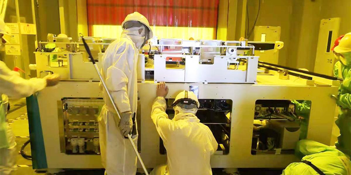 顯示面板行業設備安裝作業